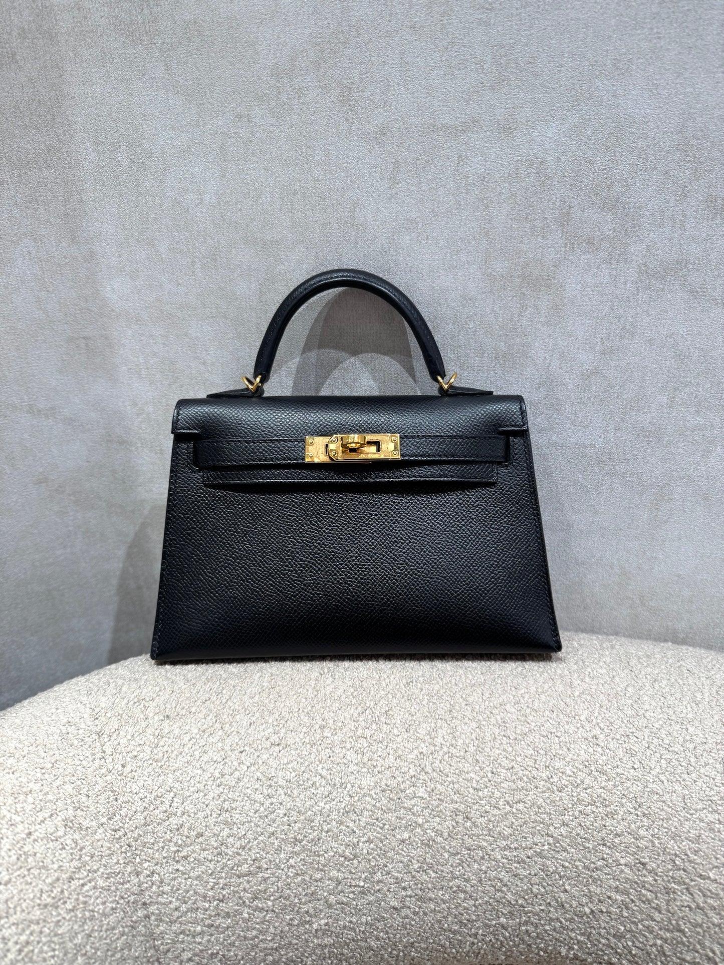愛馬仕迷你凱莉二代黑色款