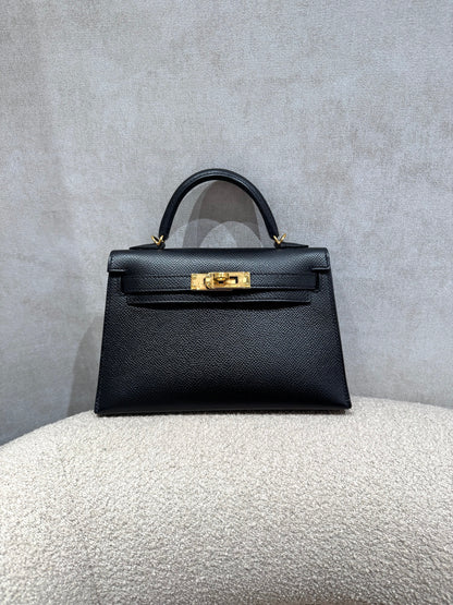 愛馬仕迷你凱莉二代黑色款