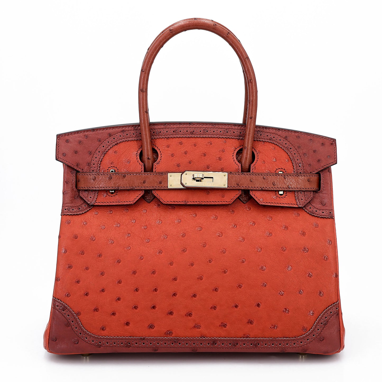 愛馬仕 Birkin Ghillies 30 Brique 
