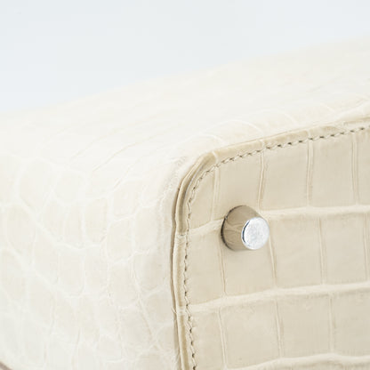 愛馬仕 Toolbox 20 Beton Matte Niloticus Crocodile 